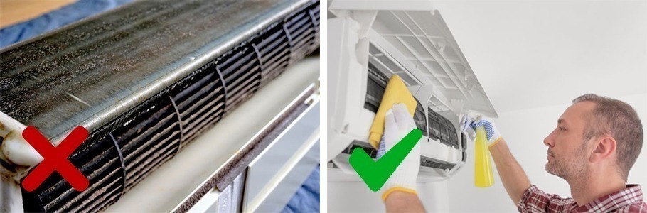 appropriate air conditioner washing meahod VS misleading air conditioner cleaning meathod