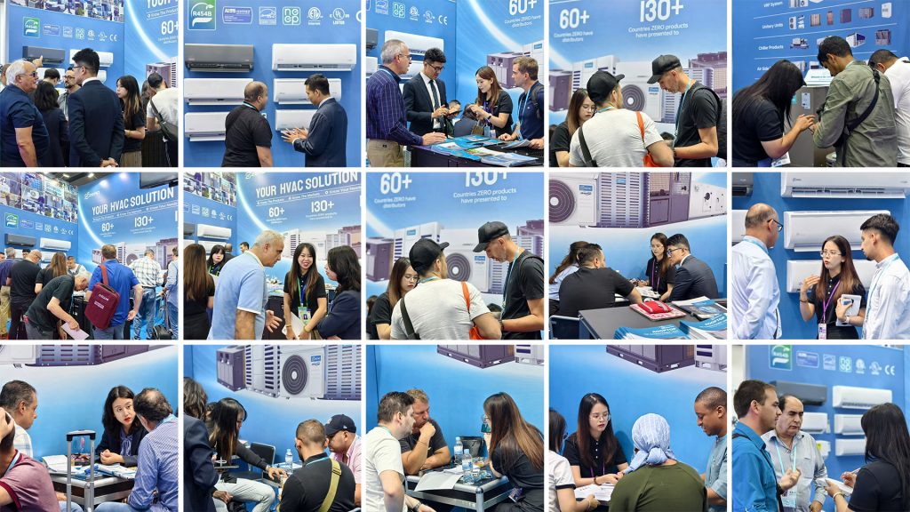 a variety of air conditioners, including home air conditioners, commercial air conditioners, and central air conditioners