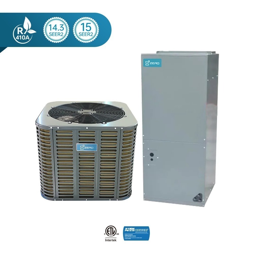 15SEER & USA 14.3 SEER2 60Hz on-off top condensing unit and air handler