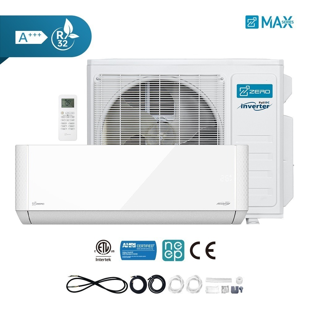50Hz SEER 8.5 A+++ R32 heat pump Inverter split air conditioner