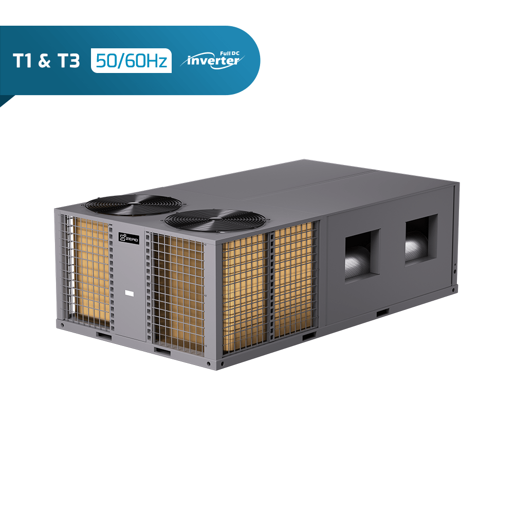 60 Hz/60 Hz inverter rooftop package unit