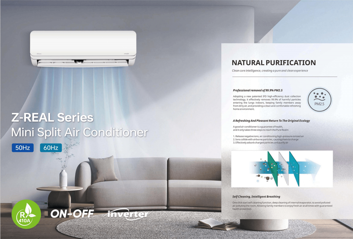 Inverter R410A Mini Split Air Conditioner